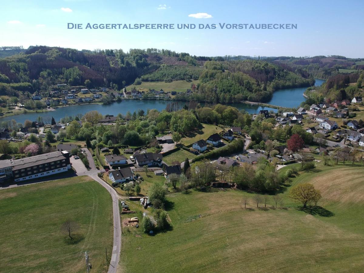 Exklusive Ferienwohnung 'Agger-Blick' Mit Grosser Seeblick-Terrasse & Sauna Gummersbach Eksteriør billede