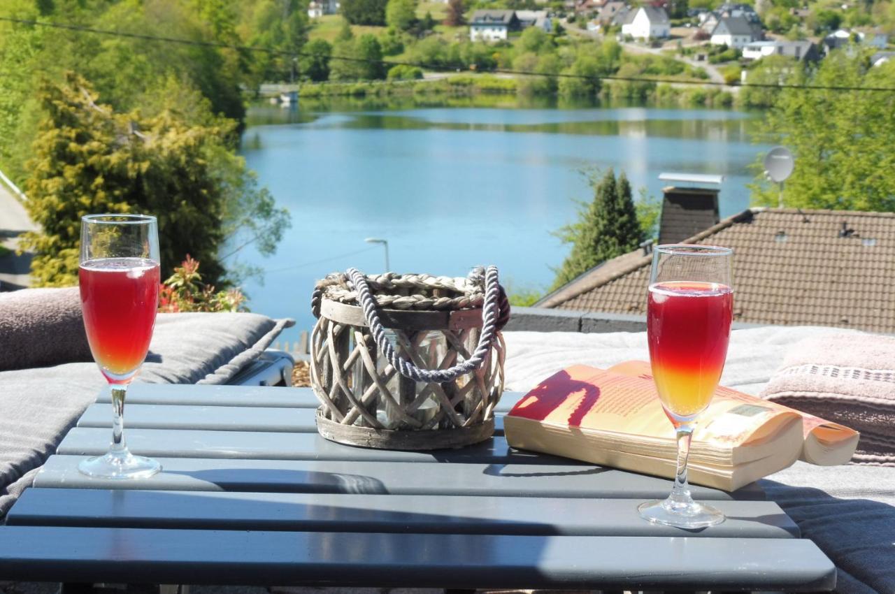 Exklusive Ferienwohnung 'Agger-Blick' Mit Grosser Seeblick-Terrasse & Sauna Gummersbach Eksteriør billede