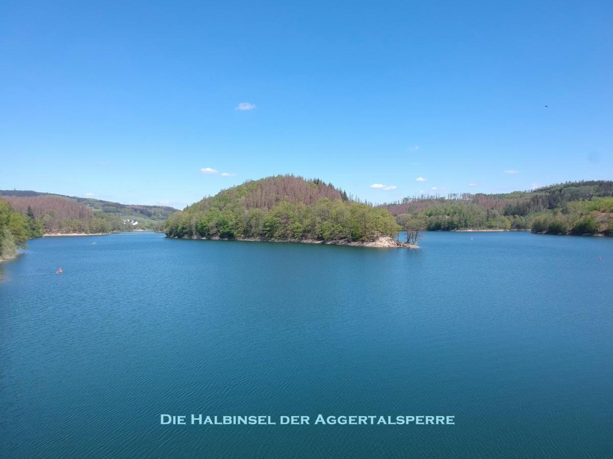 Exklusive Ferienwohnung 'Agger-Blick' Mit Grosser Seeblick-Terrasse & Sauna Gummersbach Eksteriør billede