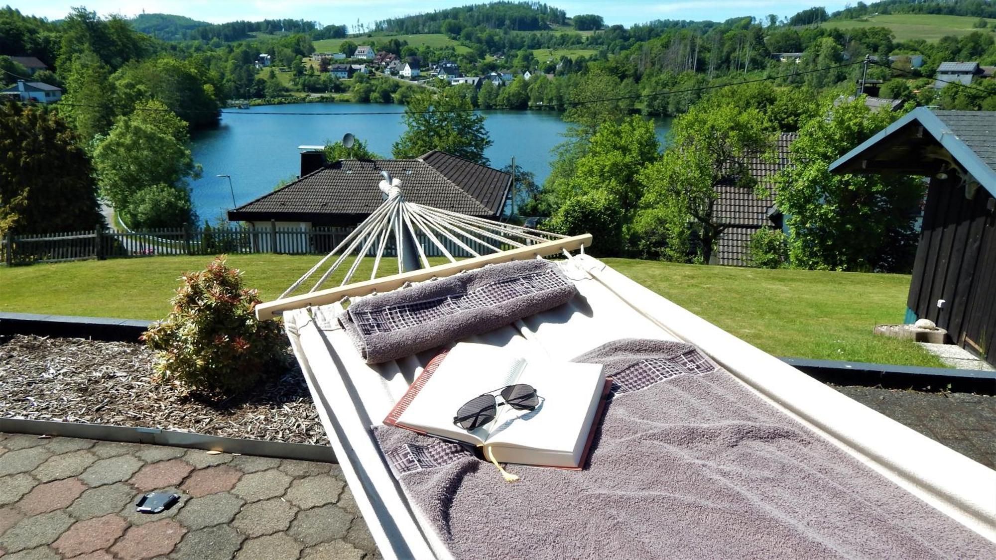 Exklusive Ferienwohnung 'Agger-Blick' Mit Grosser Seeblick-Terrasse & Sauna Gummersbach Eksteriør billede